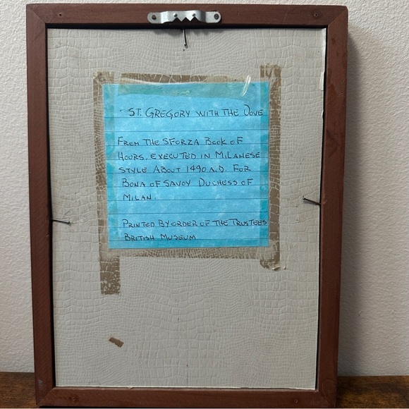 St Gregory the Great receiving inspiration from the Holy Spirit, c1490. - Picture 2 of 2